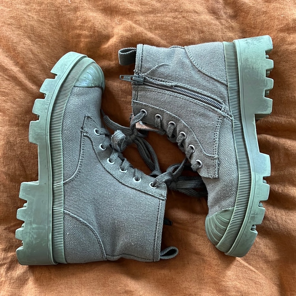 Target Brand Monochromatic Boots 🫒